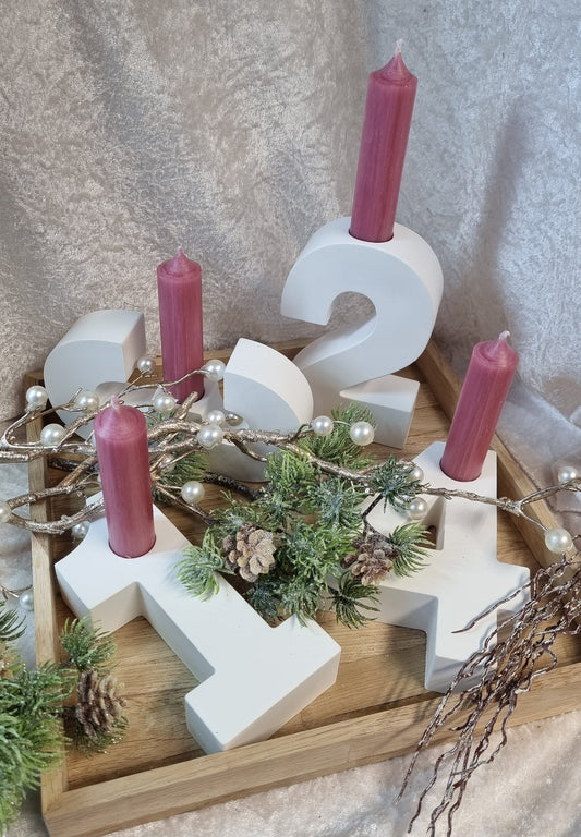 Adventskranz - Adventszahlen - Adventskranzzahlen